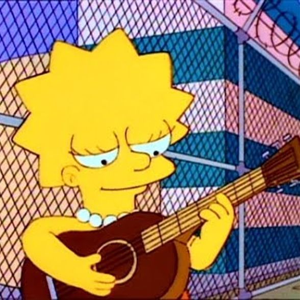 Lisa Simpson cantando